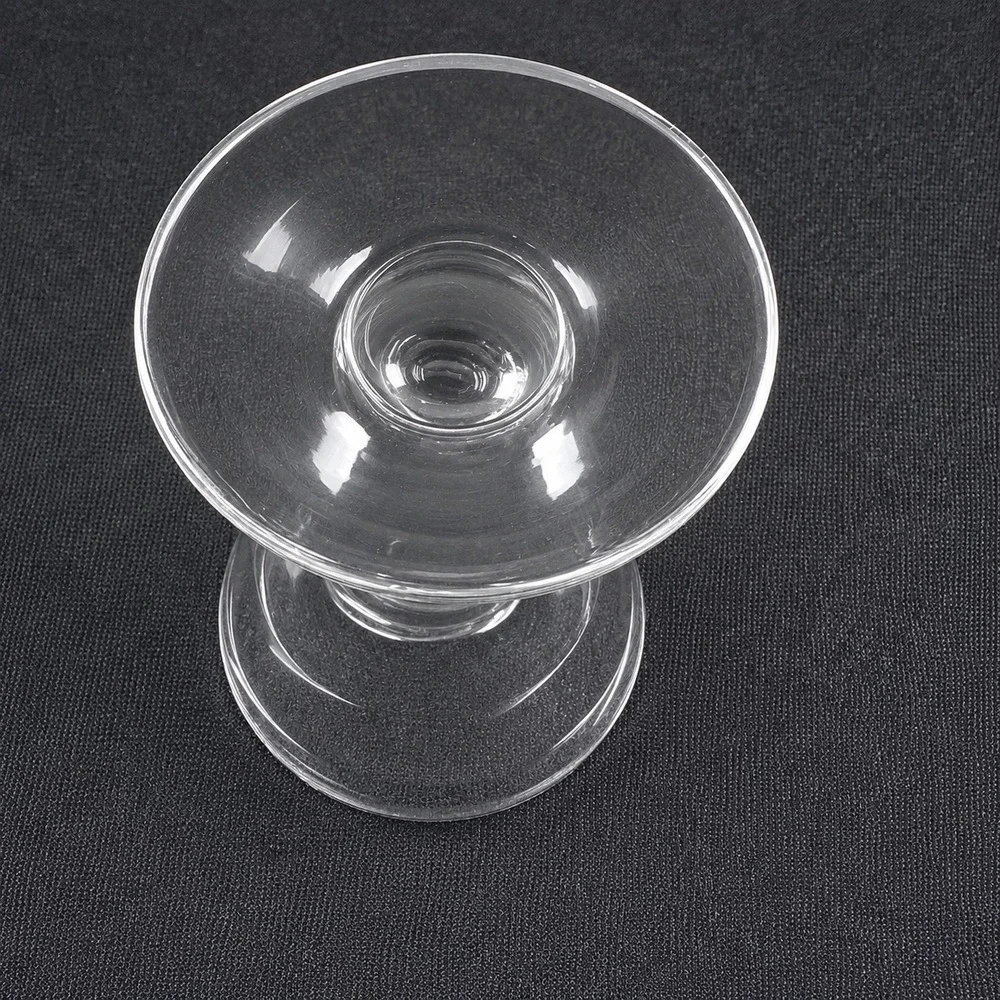 Vintage Etched Vine Footed Pilsner Style Tumbler Glasses Set of 4 Clear 4.75